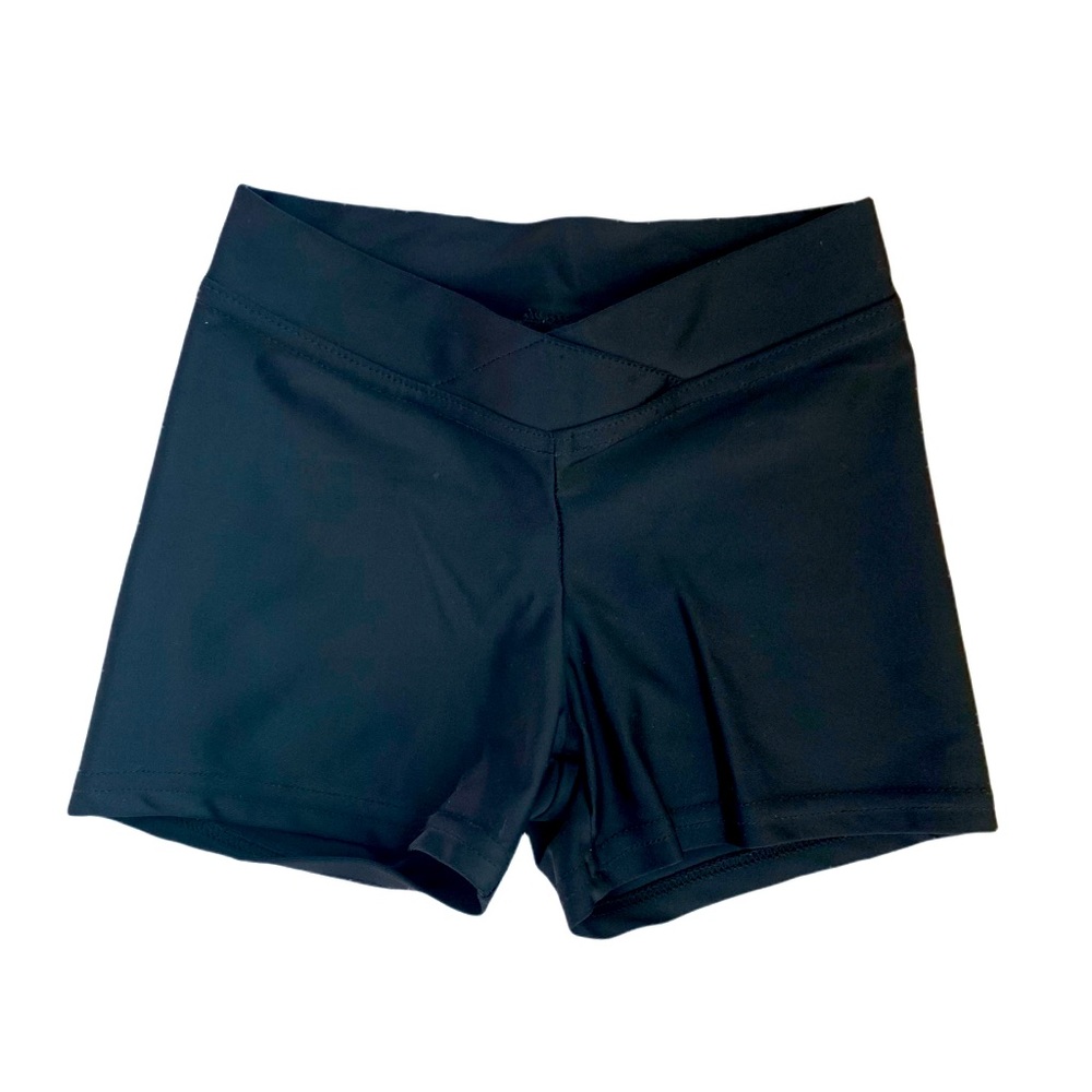 Child Hipster Dance Shorts. Black. 1C